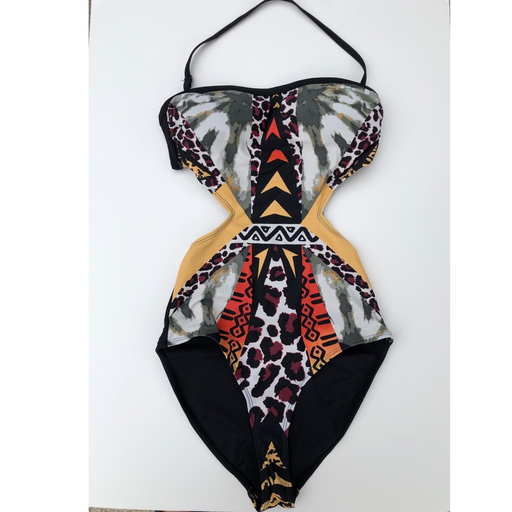 Jungle theme One Piece Swimsuit